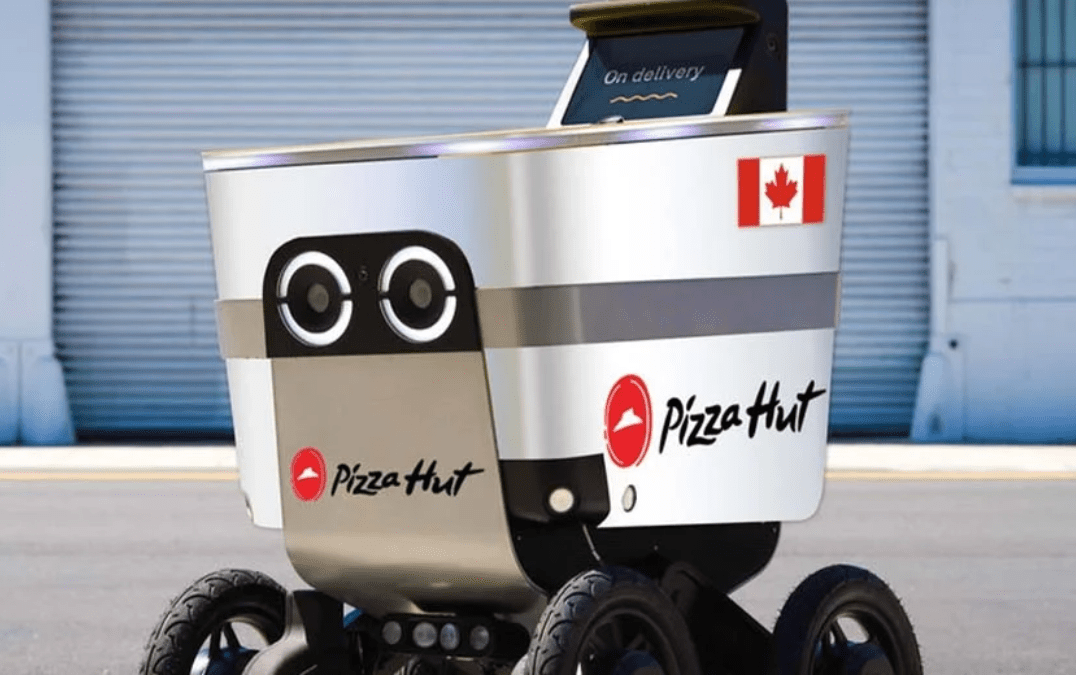 Pizza Hut do Canadá inicia testes de operação de entrega com robôs