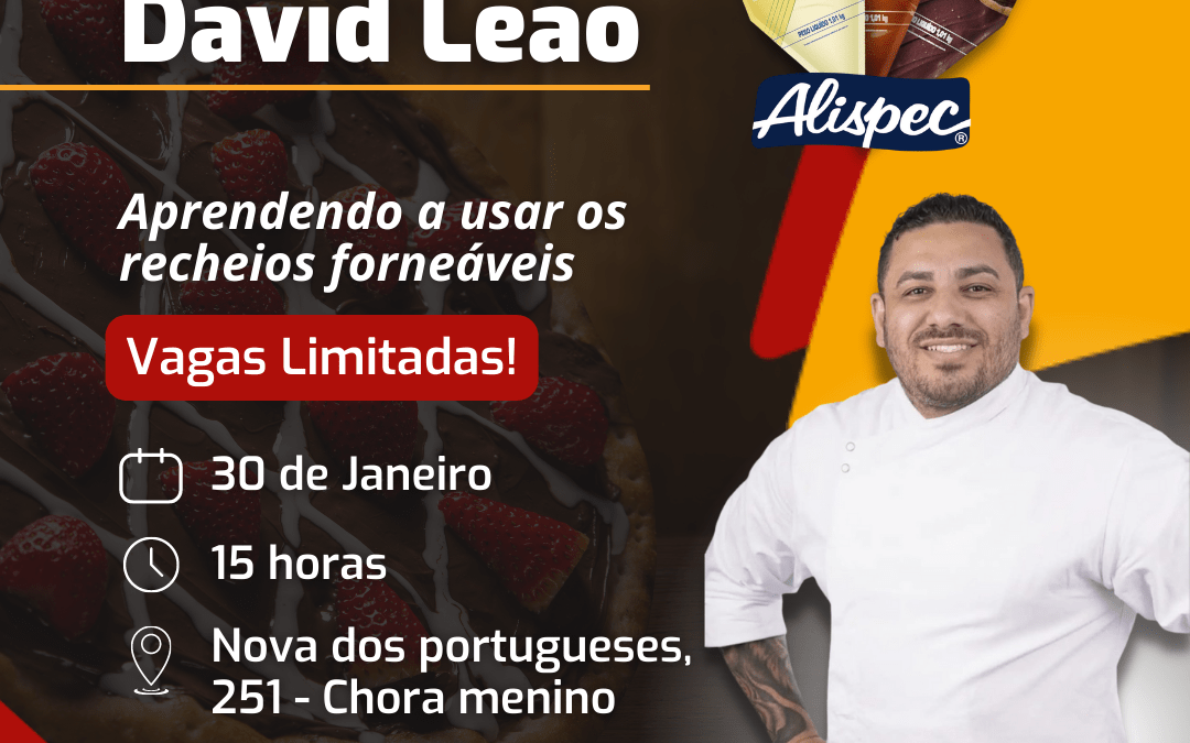 PARTICIPE DO WORSHOP ALISPEC COM DAVID LEÃO