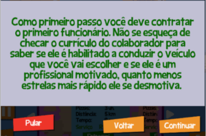 Jogo: Pizza Delivery - Sebrae