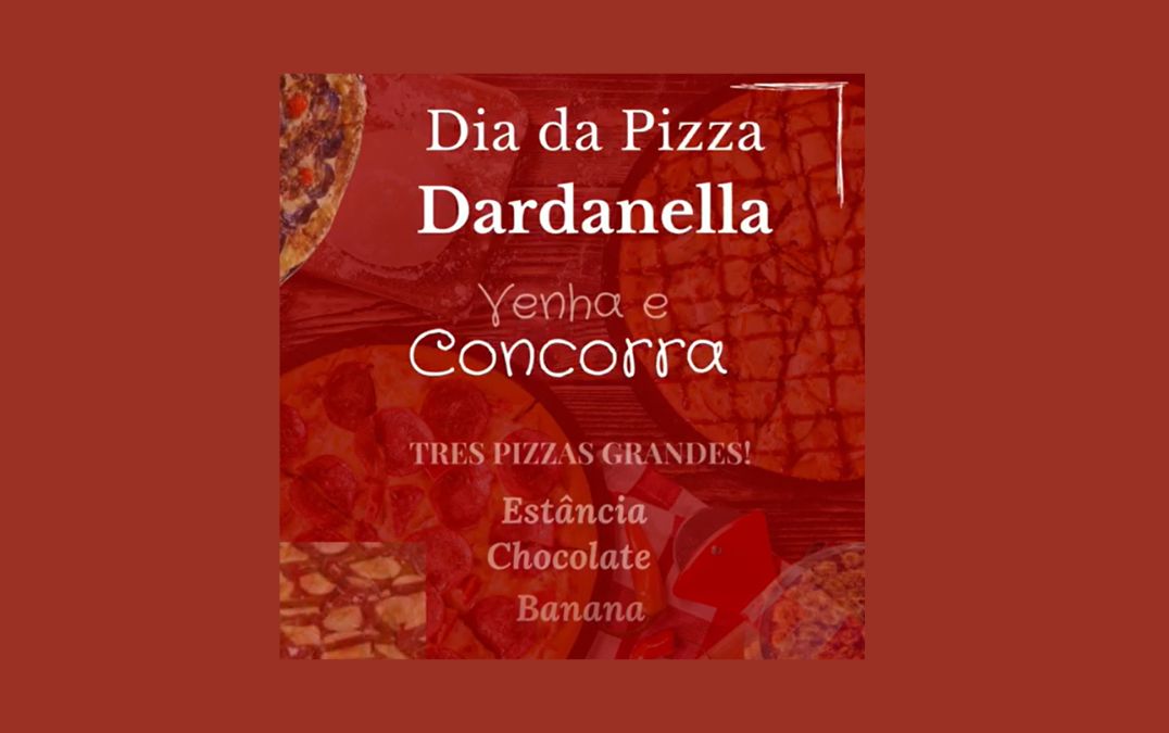 Dardanella sorteará 3 pizzas grandes