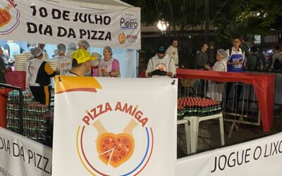 Dia da Pizza é celebrado com ação solidária no Centro de São Paulo